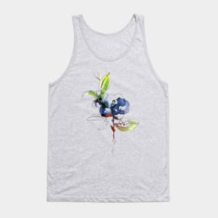 Watercolor berries Tank Top